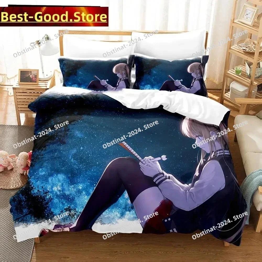 3D Print Anime Saekano Megumi Kato Bedding set Printed Duvet Cover Pillowcase Single Double Queen Super King Size Sets