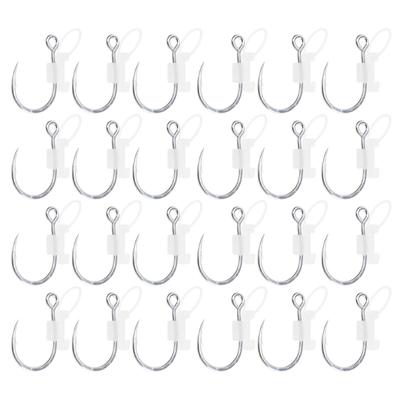 Live Shrimp Fixing Hook Metal Barbed Fishhooks Freshwater Saltwater Catfishes Fishing Hook Luminously Baits Fixed Holder