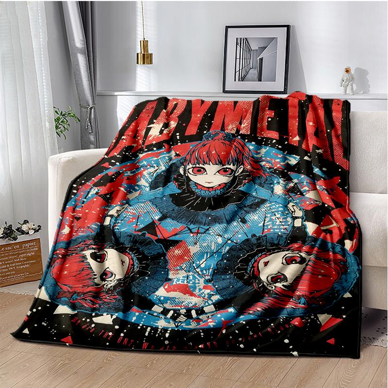 Pop Metal Band Throws Blanket for Kids Couch Sofa Travel Home Picnic Hiking Bed Beding Super Soft Flannel Blanket birthday gift