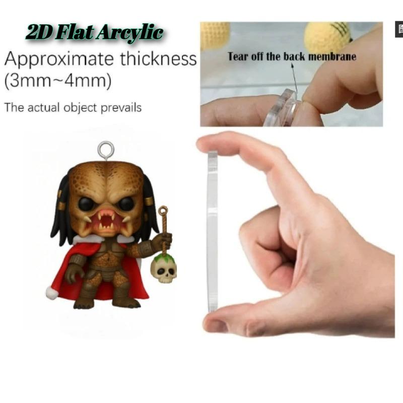 2D Plochý akrylový ultimátní bojovník adventní kalendář, s 24 legendami a šampiony UFC, dárky pro fanoušky UFC