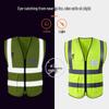 Vysoce viditelná reflexní bezpečnostní vesta s více kapsami