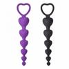 Dingfoo Silicone Ass Sex Toys Anal Plug Men And Women Pull Beads Thrusting Heart Dog Tail Anal