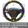 DIY Car Steering Wheel Cover For Fiat Punto Bravo Linea Qubo Doblo Grande Punto