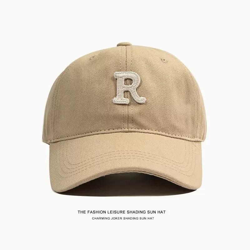 Embroidered Bear Baseball Cap With Wide Brim Adjustable Sun Protection For Casual Men Women