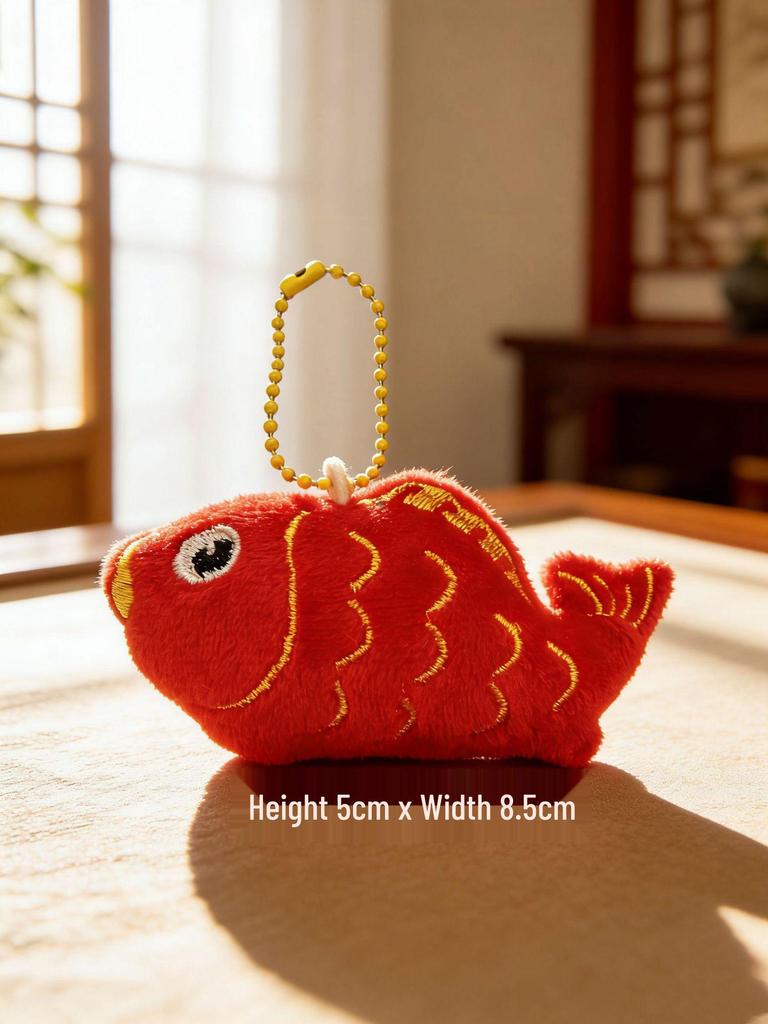 Year of the Horse Plush Ornaments: Festive Hanging Charms with Cute Horses, Fruits, and Fu Lu Dolls.