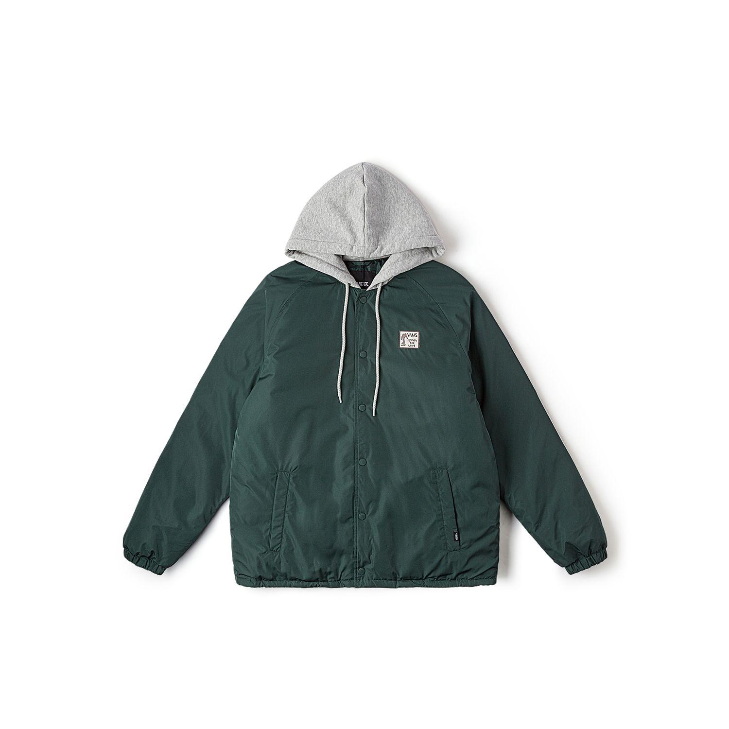 

Vans Printed Design Comfortable Soft Casual Down Jacket Unisex Outerwear Green VN000KDP2LN10XL L