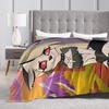 Helluva Boss Loona Flannel Blanket  Warm Soft Bedding Throws for Couch Chair Airplane Travel Print Bedspread Sofa Bed Cover