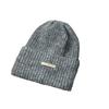 Hat Women's Autumn and Winter Thickened Warm Ear Protector Big Head Circumference Show Face Small Wool Hat Versatile Loose Knitted Hat