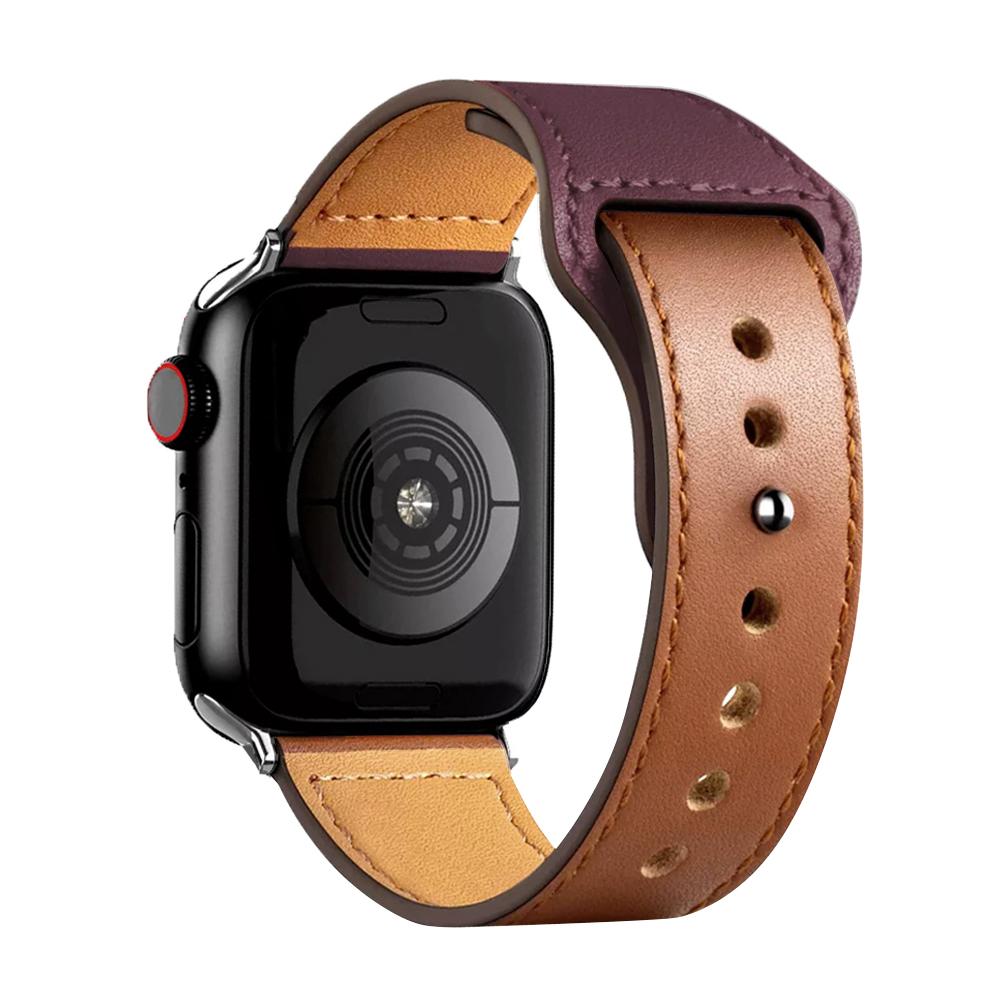 Leather Strap For Apple Watch Band 44mm 45mm 49mm 41mm 40mm 42mm 38mm Wristband Correa Bracelet iWatch Series 8 9 3 4 5 6 SE 7