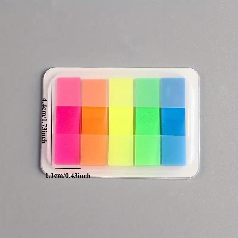 500 Blatt Morandi Transparente Selbstklebende Haftnotizen - Pastellfarben - Durchscheinende Seiten zur Farbcodierung & für Privatsphäre, Notizblock