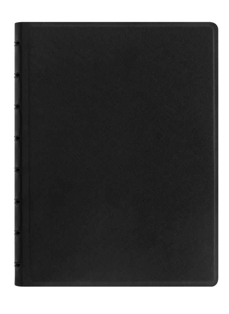 Filofax A5 Saffiano Black Notebook 115032 (Official Import)