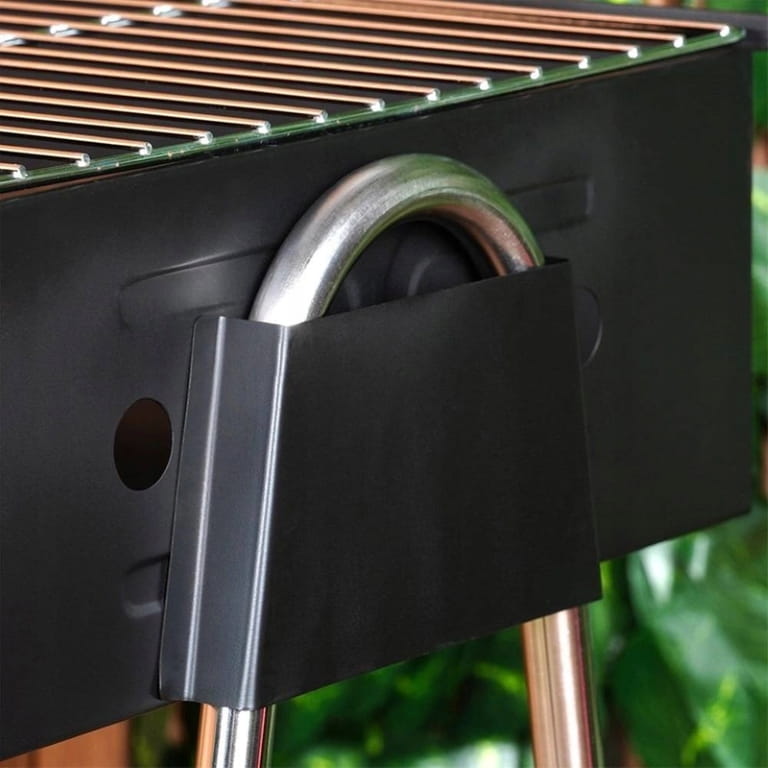 Tourist charcoal grill 48x33x46cm portable stainless steel black