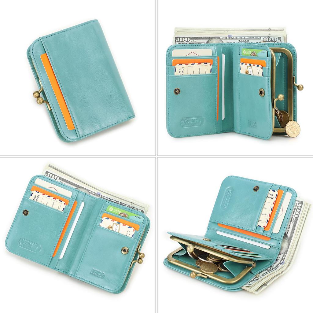 Contact's Neue FRID Echtes Leder frauen Brieftasche männer Kurze Leder Brieftasche Münze Tasche Weibliche Sommer Schlanke Tasche Geldbörsen Für Frauen