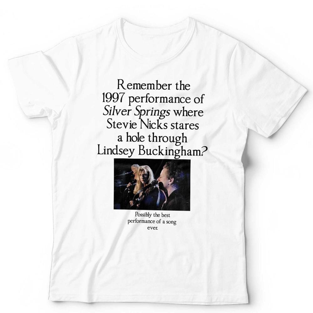 Stevie Nicks TShirt 1997 PerforUnisexce of Silver Springs Unisex Kids Lindsy Buck