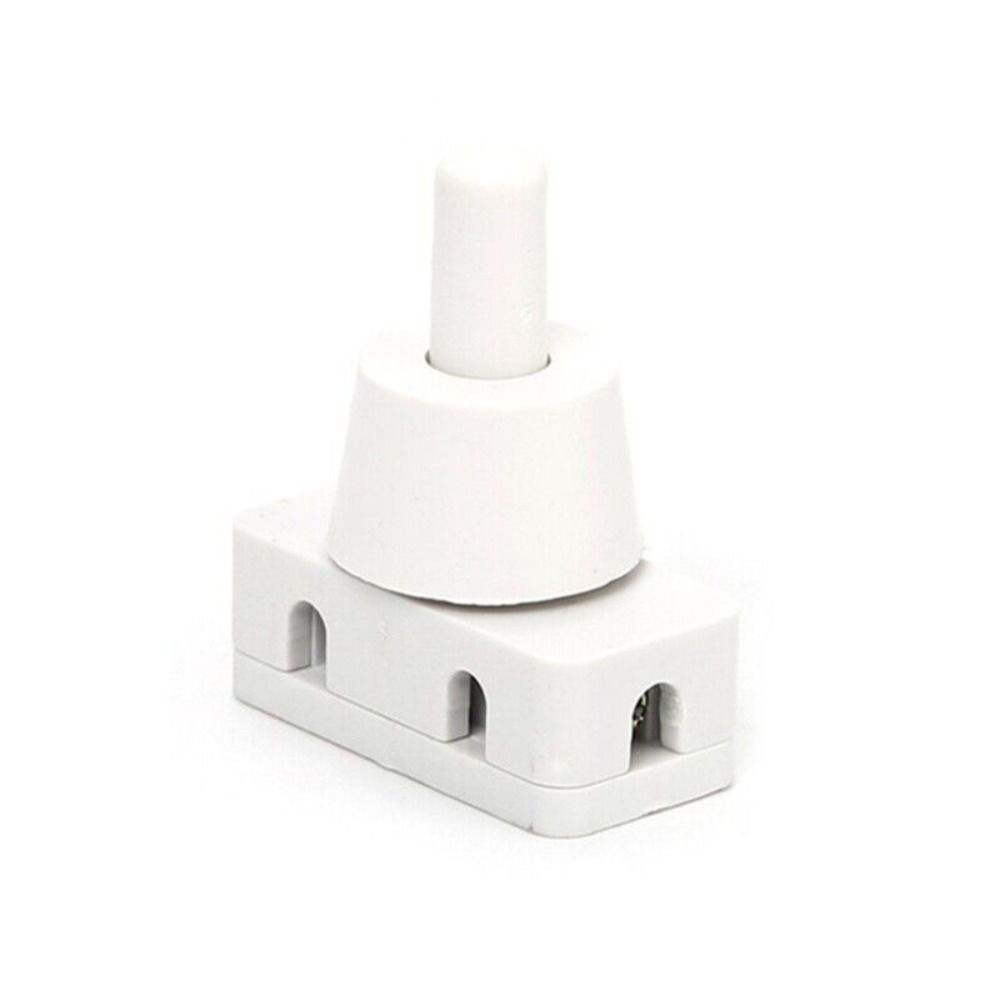 

Plastic ON Push Button AC250V Switch for Home Lamps New Mini Power Switches чорний