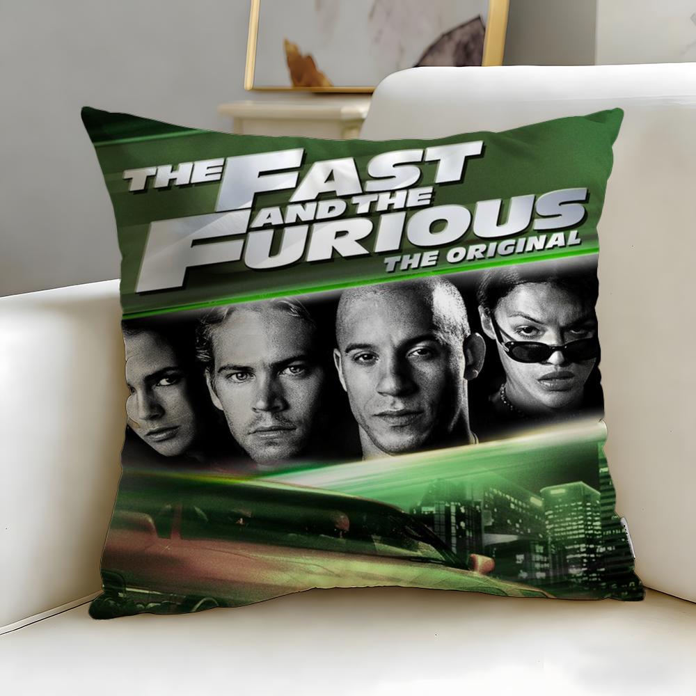 

movie series The Fast The Furious Cushion Cover Soft & Easy-Wash Pillow Case – Versatile for Couch, Bed, Travel and Office 30cmx30cm