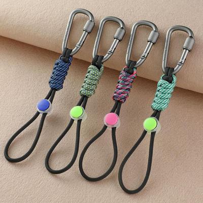 textureMulti-functional Paracord Water Bottle Hook 1 Carabiner Reusable Clip Portable Holder for Running Walking
