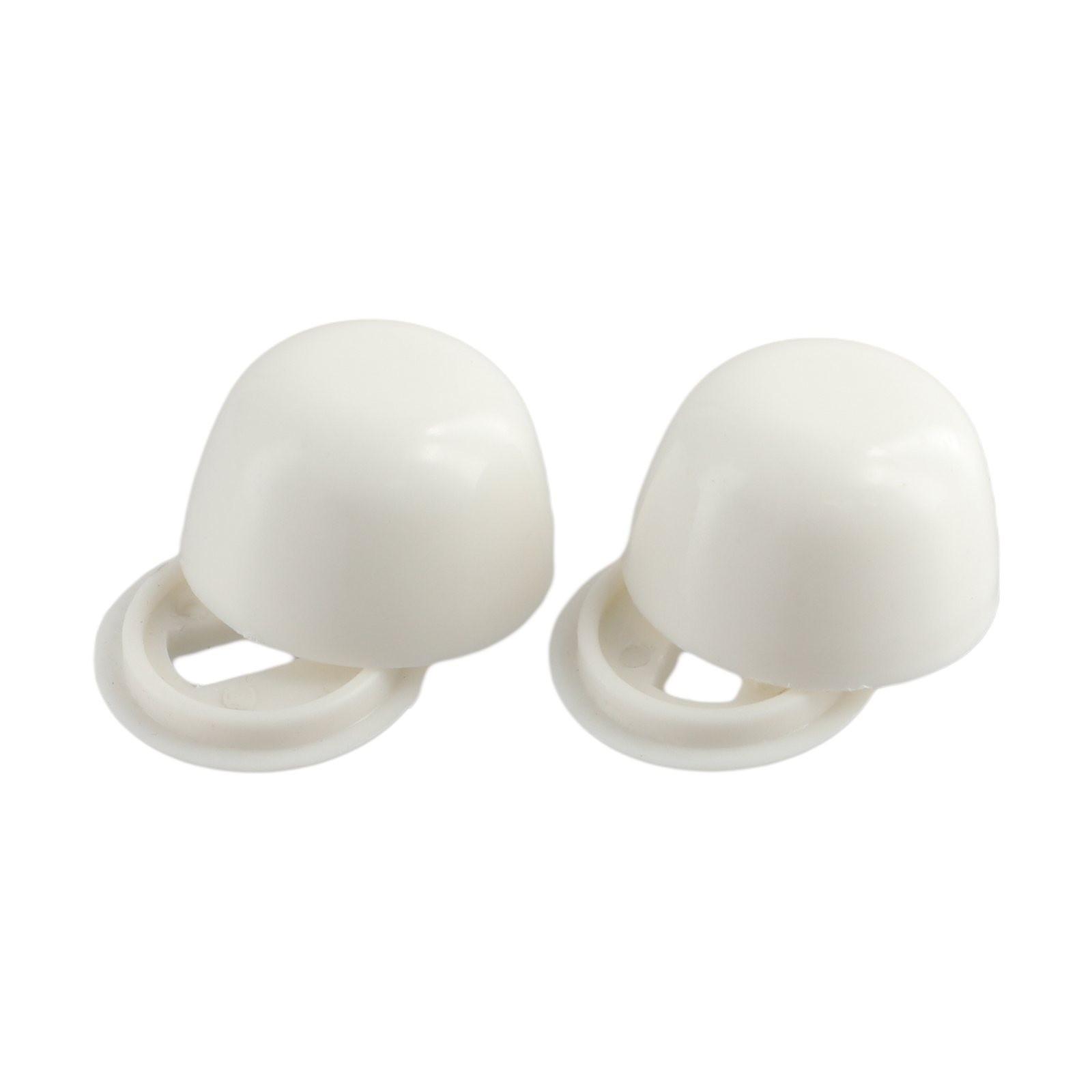 

2 Pair of Plastic Stinkpot Bolt Cover Toilet Anchor Screw Cap for Home