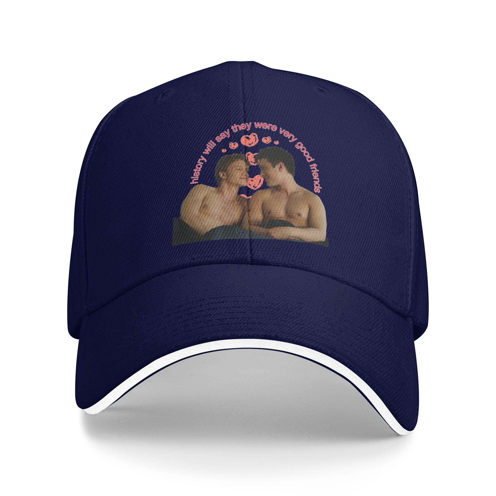 

Heated Rivalry History Will Say Baseball Cap Casual Trucker Hat Summer Men Adult Outdoor Gym Baseball Caps As Picture темно-синього кольору