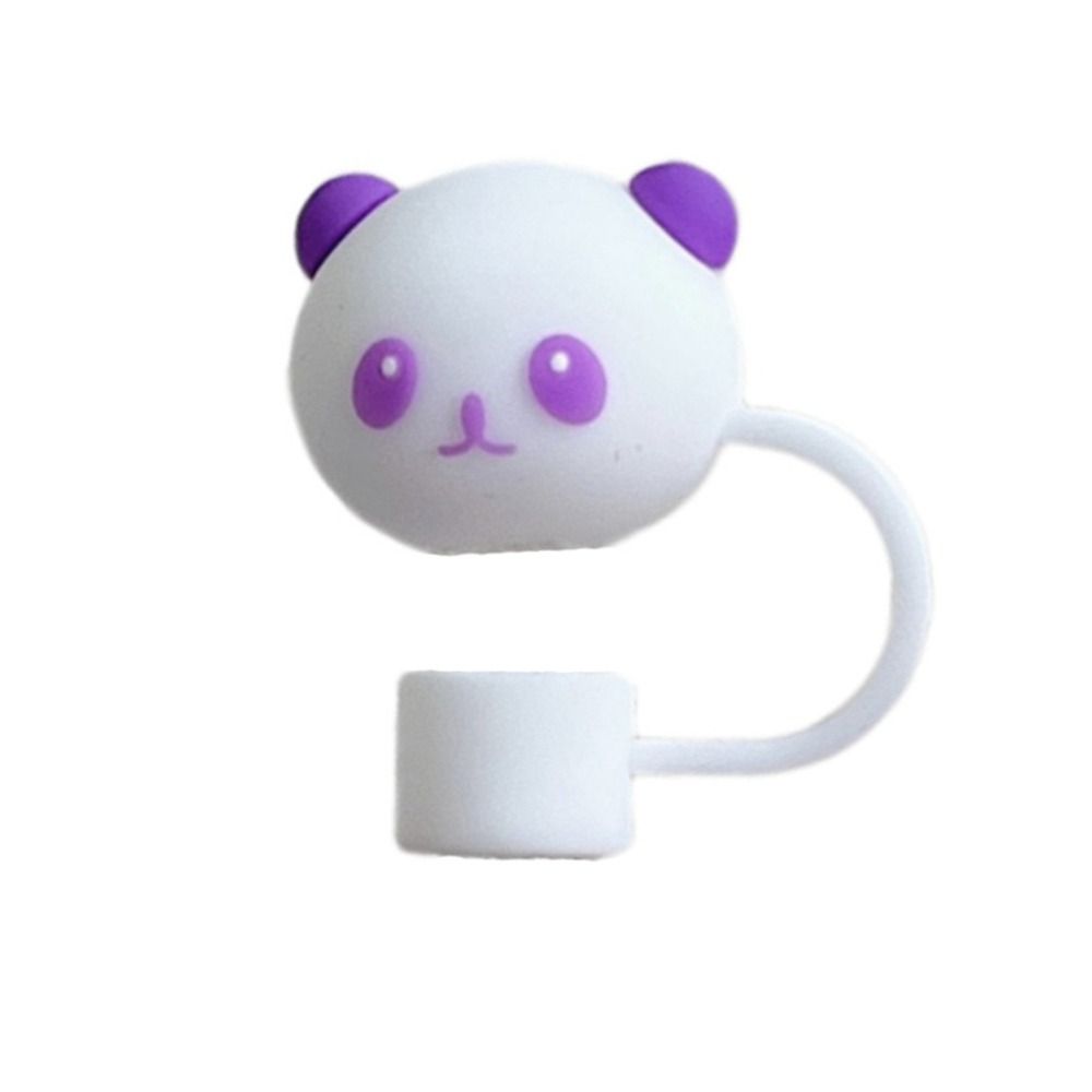 Silikon Trinkstaubkappe Wiederverwendbare Strohspitzenabdeckung Neuer Silikonstrohstopfen Tasse