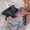 Pure Cotton Women's Leopard Print Lace Bow Mid-Waist Panties - Breathable Triangle Underwear 2025