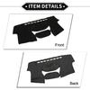 Dash Cover Compatible for Toyota Yaris 2004-2011, Non-Slip Polyester Black Center Console Dashboard Cover Pad Carpet