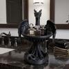 Gothic Bird Tray Statue 3D Printed Storage Holder Unique Gift Home Decoration  Tabletop Ornaments