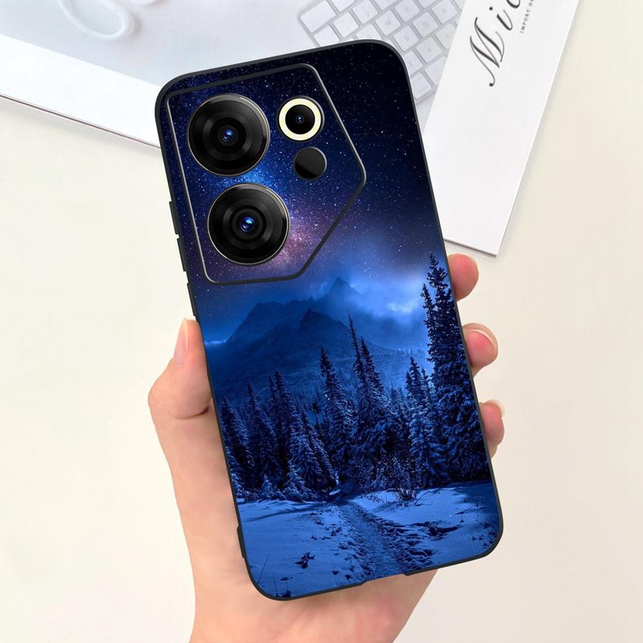 Phone Cover For Tecno Camon 20 Pro 4G 5G Case Soft Silicone Love Heart Jelly Capa For Tecno Camon 20 Premier 20Pro Camon20 Funda