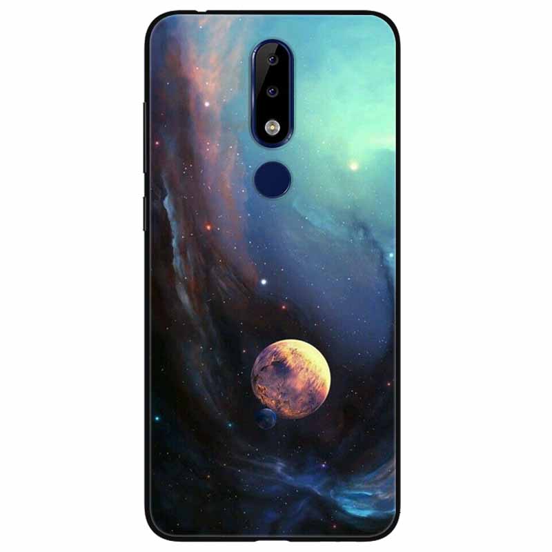 For Nokia 5.1 Plus Case Soft Silicone Cartoon Fashion TPU Phone Cases for Nokia X5 Cover 5.1Plus Cute for NokiaX5 Protective