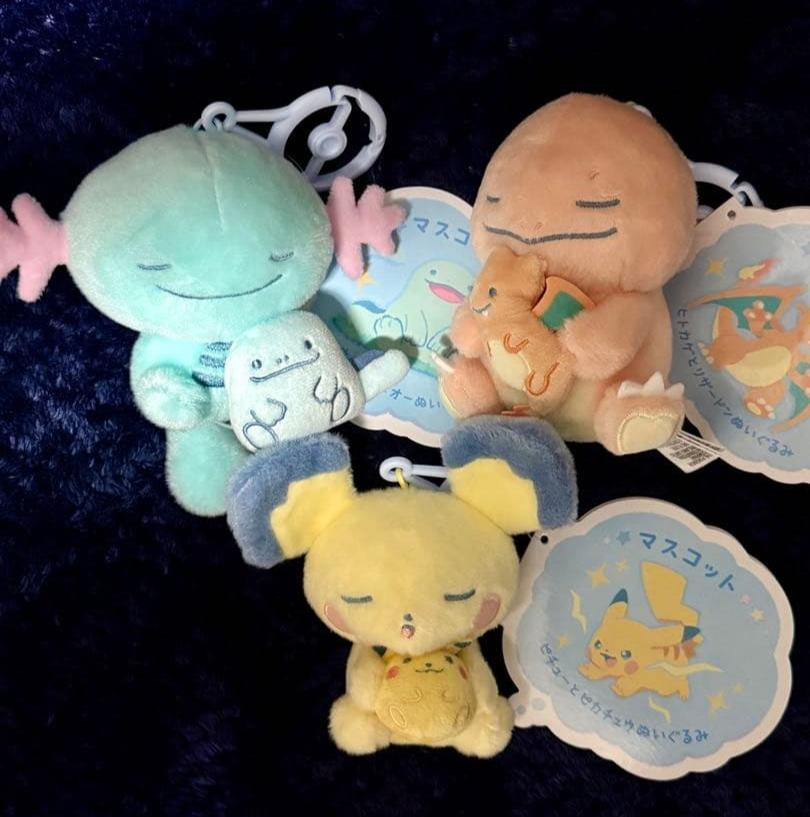 Pokemon Center Japan Original Little Daydream Mascot 3 Types Set From