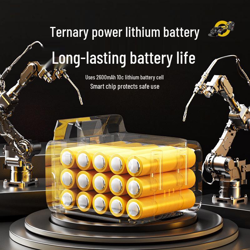 High-Power Brushless Cordless Angle Grinder: Multi-functional Lithium Battery Cutting & Polishing Tool