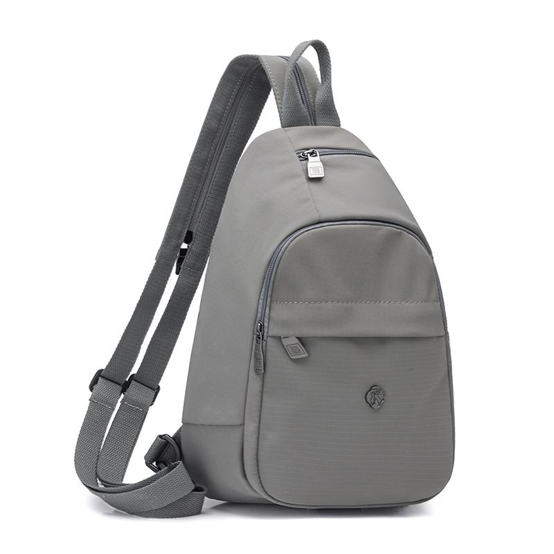 Solid Color Backpack Multi-functional Chest Bag Women's Shoulder Crossbody Bag