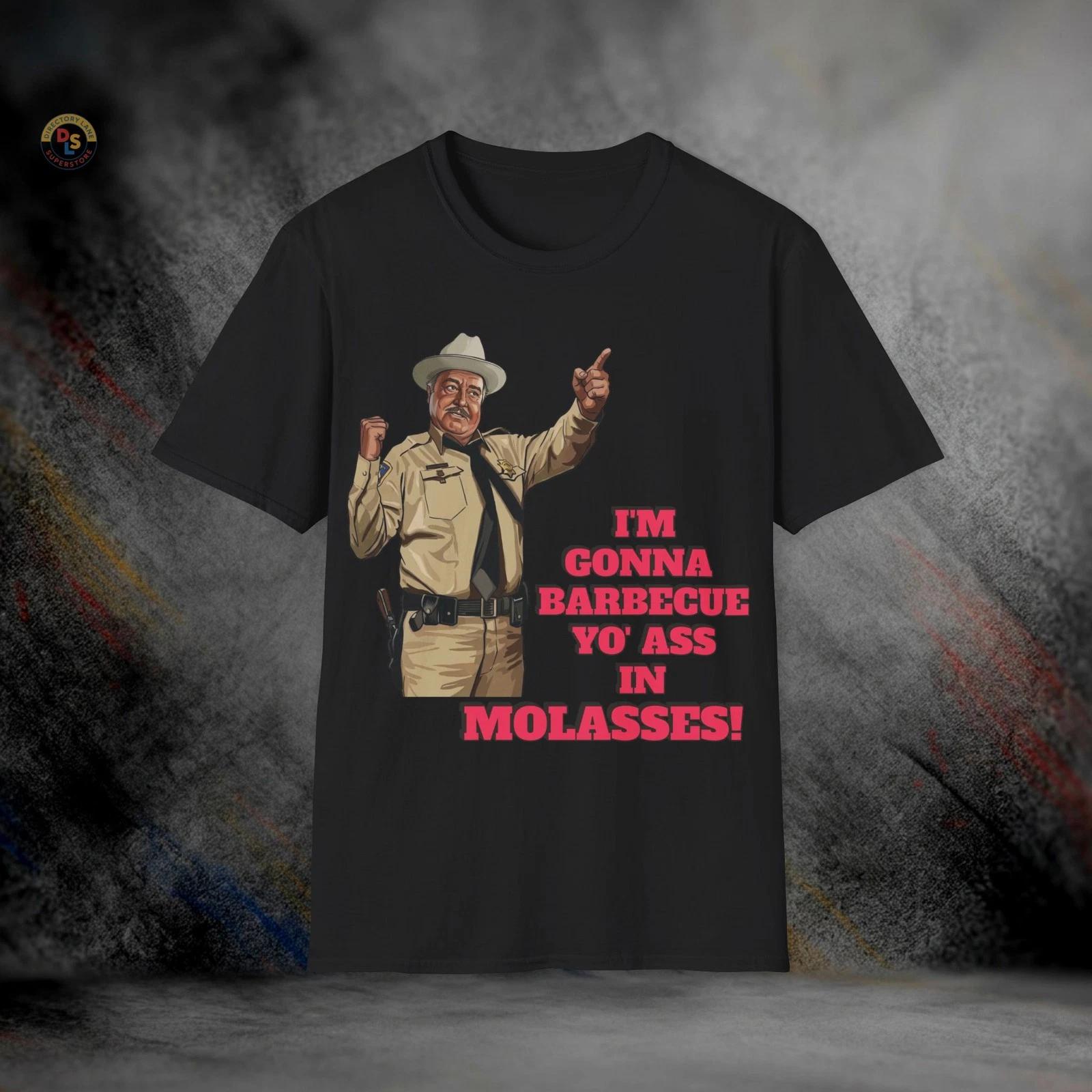 Buford T. Justice Barbecue Molasses Smokey & the Bandit T-Shirt | Softstyle Tee S