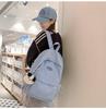 Minimalist Corduroy Backpack - Cute Japanese & Korean Style for Girls