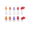 MOC Building Blocks Bonfire Flame Medieval Wine Bottle Accessories Set Candlestick Model Mini Brick Compatible Toy Gift DIY X019