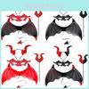 Halloween Demon Horns Costume Headgear For Party Cosplay And Diy Makeup