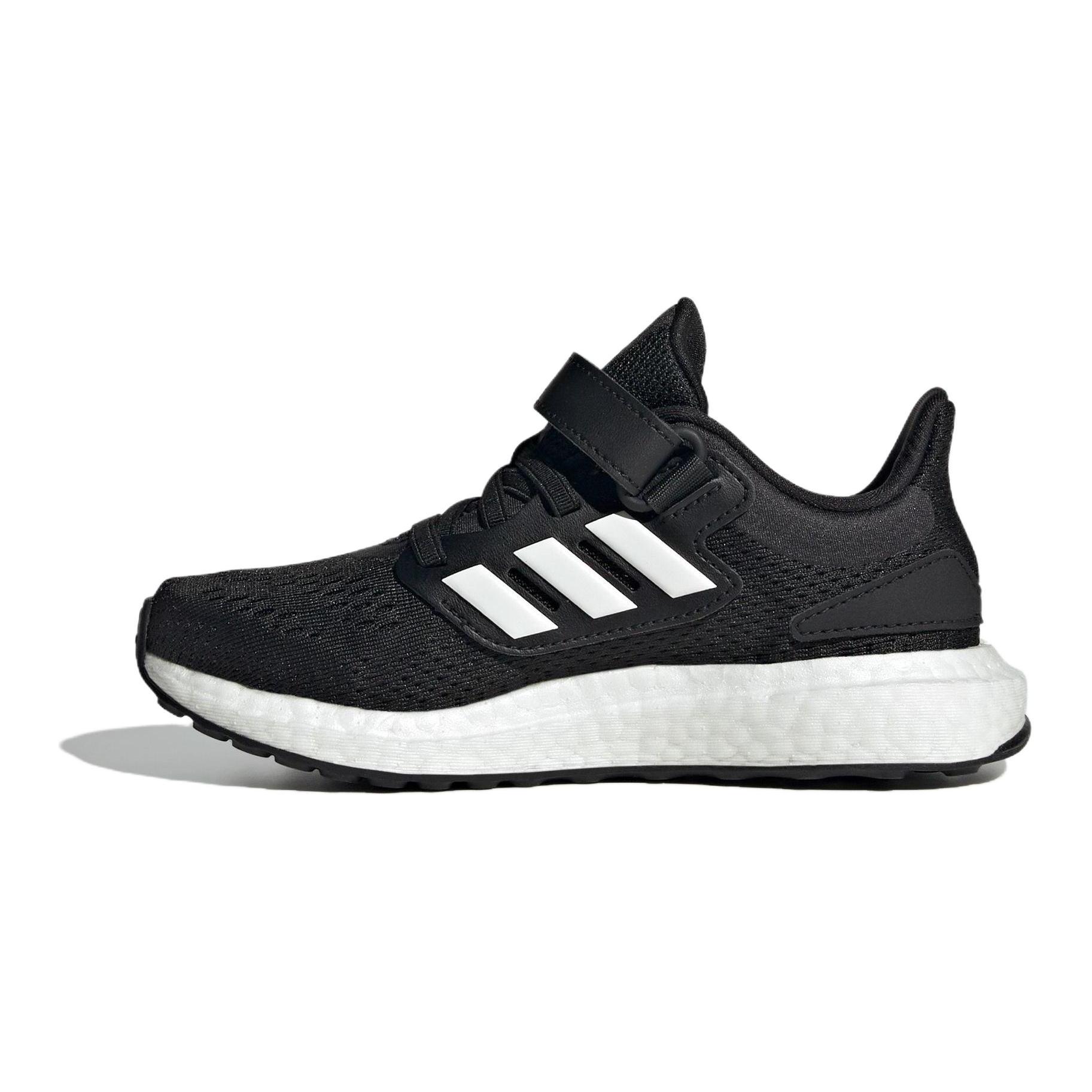 

New Adidas Pureboost RUNNING Abrasion Resistant Breathable Low Top Kids Running Shoes Black White Kids ID8494 29