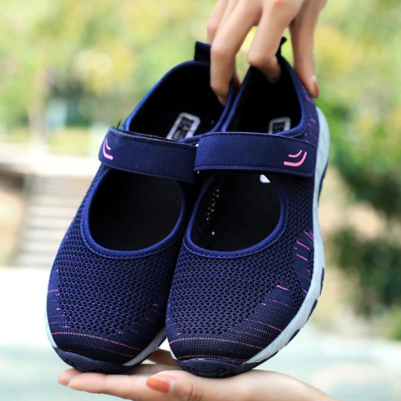 Large size outdoor travel summer leisure shoes mesh shoes