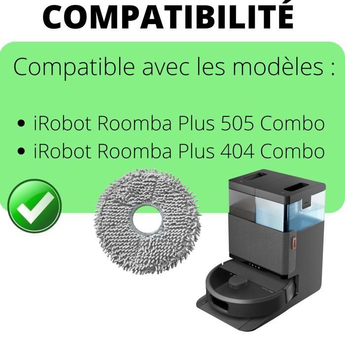 Wipe - PHONILLICO - Roomba Plus 505/404 Combo - Set of 6 - Washable - Microfiber