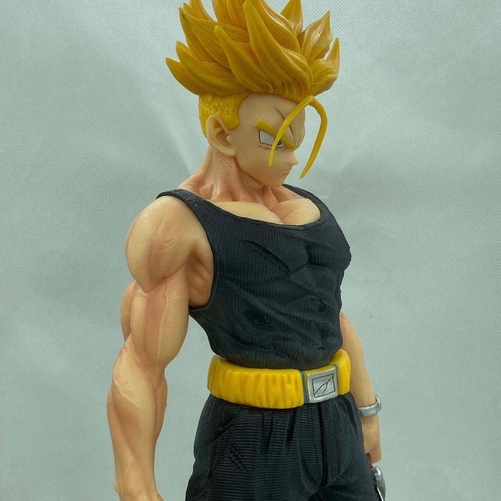 Dragon Ball Trunks Super Saiyan 40cm Extra Large Anime Figure Statue, Decorative Toy Model, Desktop Ornament, Collectible Doll