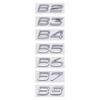 1PC 3D V40~V90 XC40~XC90 S60L S80L B2 T3 D4 Etc Logo Badge Sticker Rear Trunk Emblem Decal