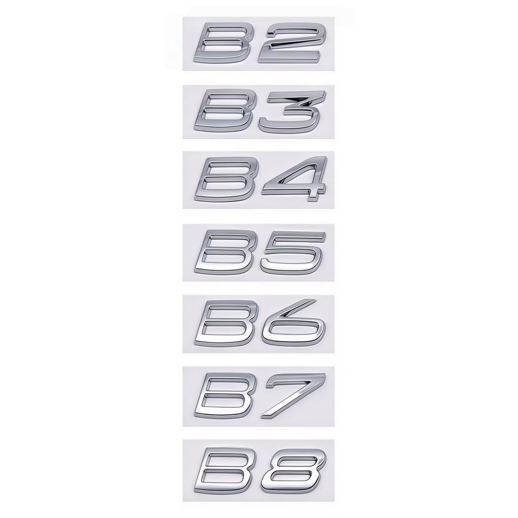 1PC 3D V40~V90 XC40~XC90 S60L S80L B2 T3 D4 Etc Logo Badge Sticker Rear Trunk Emblem Decal