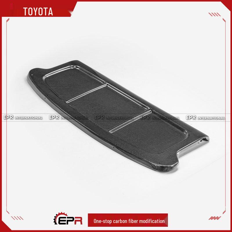 Carbon Fiber Interior Trunk Panel Cover for Toyota Starlet Glanza EP82
