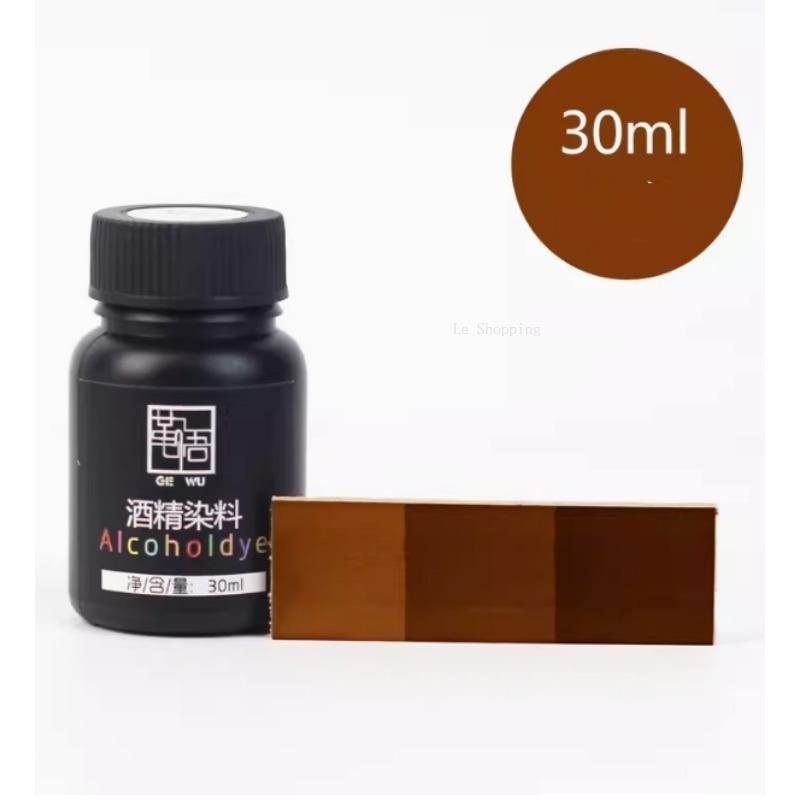 30ml Leather Alcohol Dye Containing Gold Solid Color Dye Handmade DIY Plant Tanning Bag Clothes Tintage Leather Art Pigment