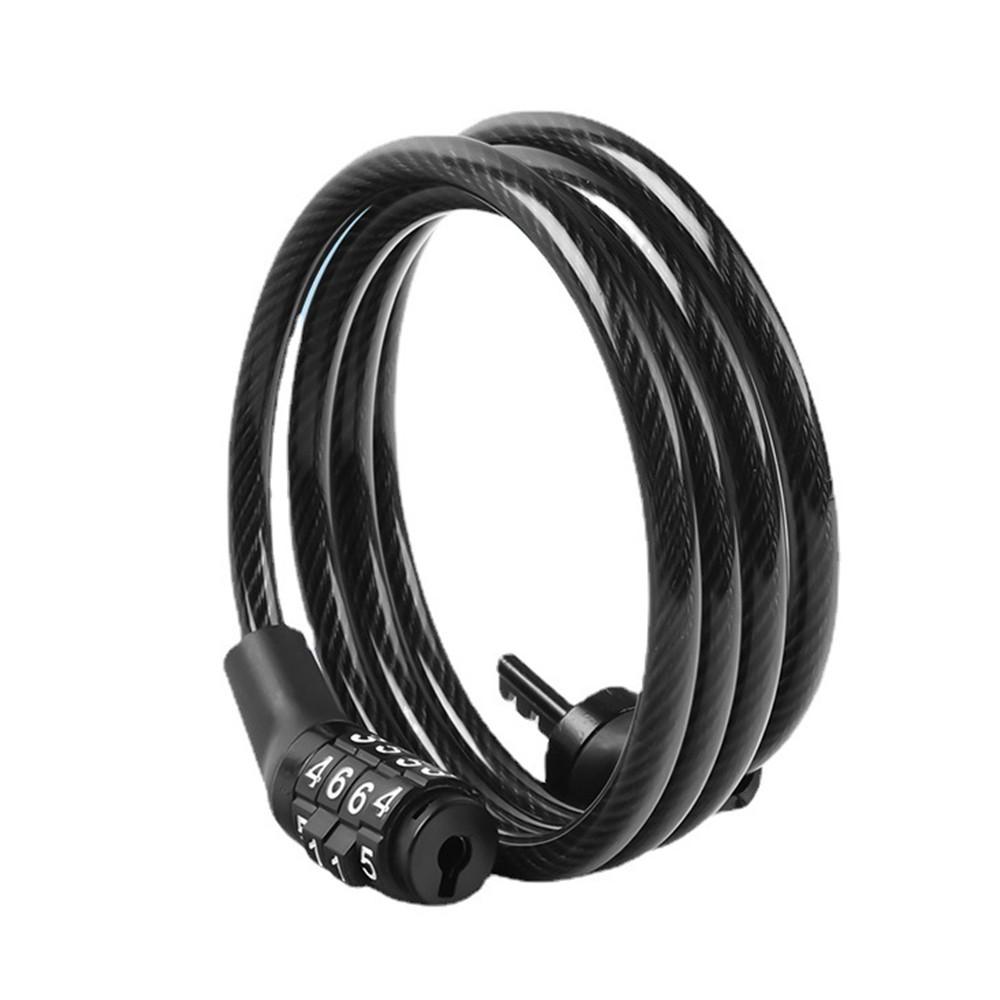 

Кодовый замок, подходящий для велосипедов, мотоциклов, электровелосипедов. чёрный