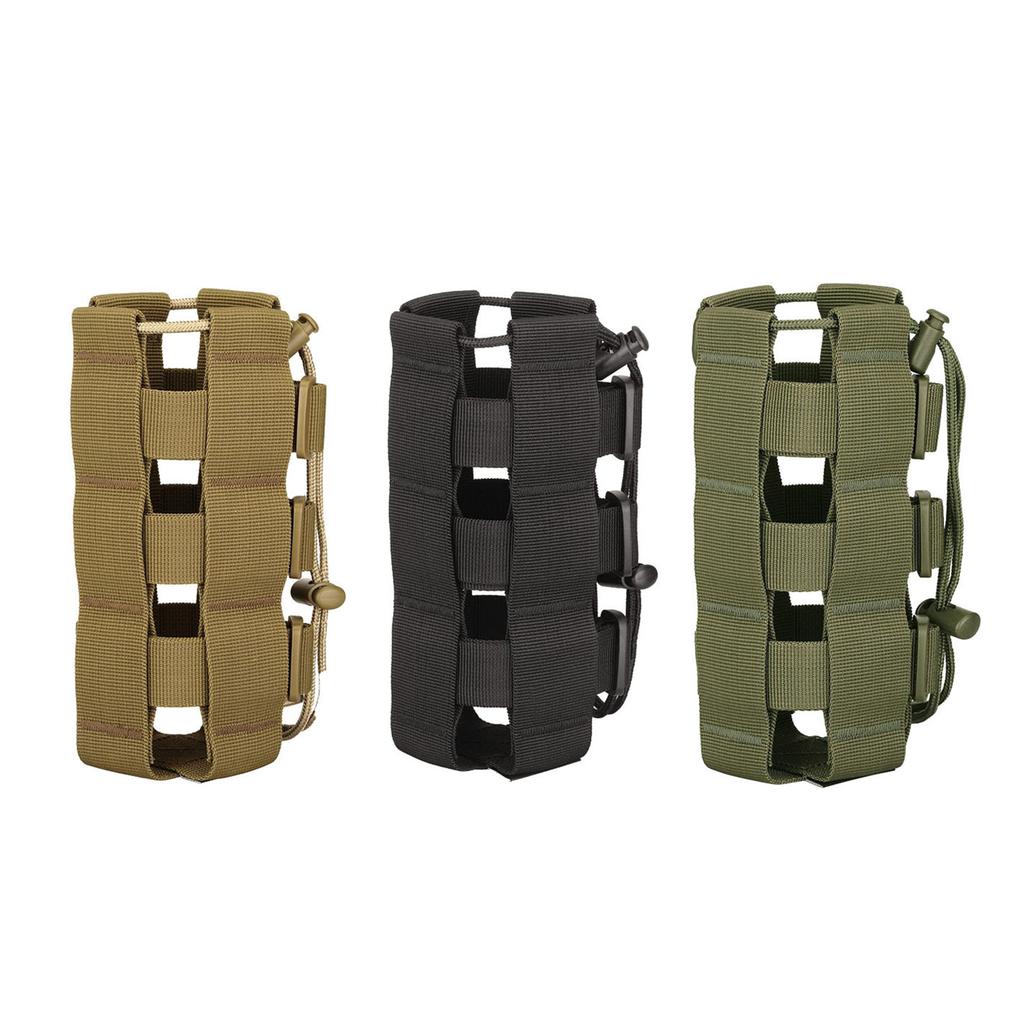 Belt Water Bottle Holder Bag Nylon Tactic Belt Water Bottle Pouches Water Bottle Carriers for Camping Hiking Travelling