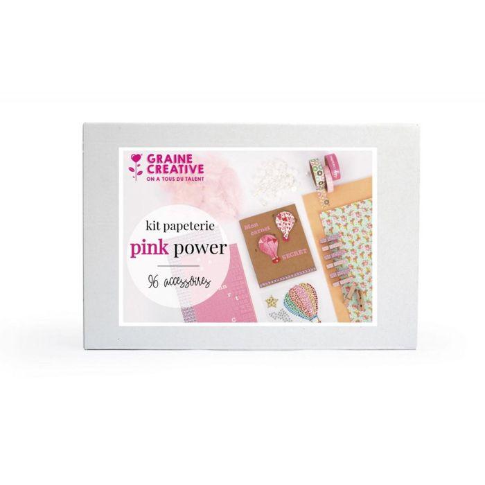 Kit Papeterie Pink Power - Beige