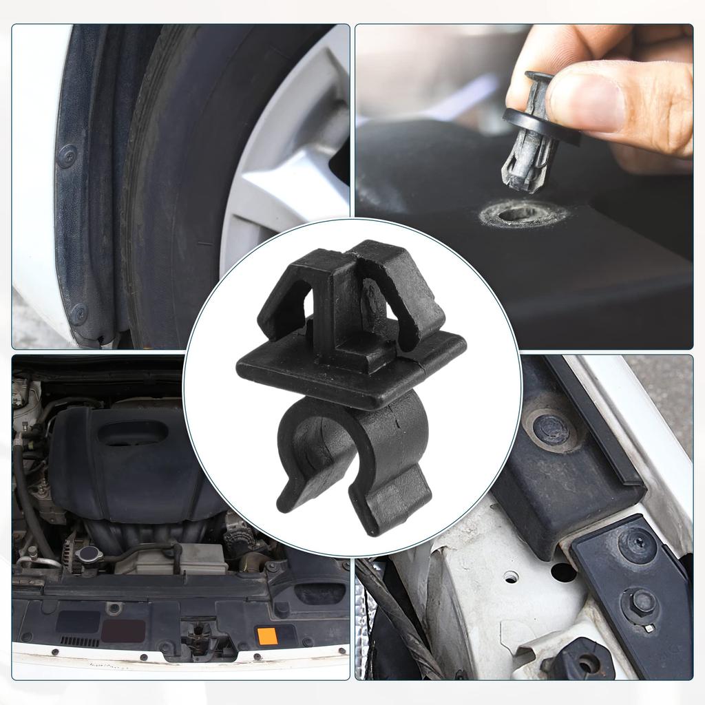 ACROPIX Food Prop Rod Clip Retainer for Mazda CX-9 3 Black 1 Pack