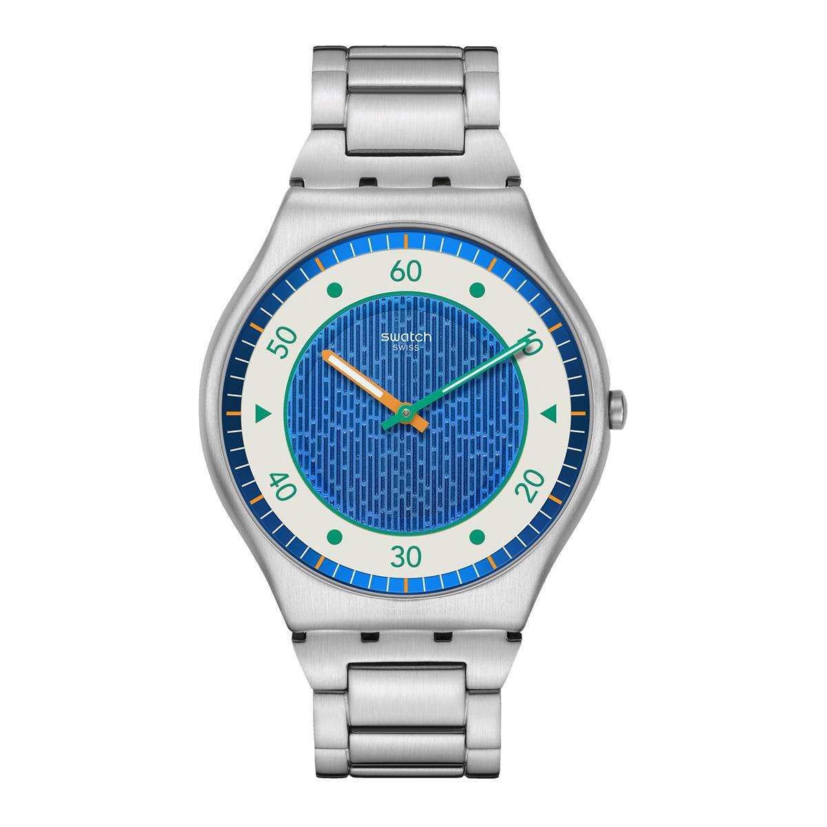 

SWATCH Unisex Blue Watch SS07S143G SS07S143G Silver