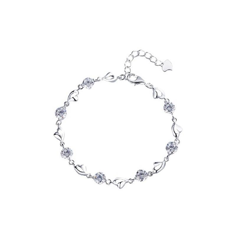 Bracelet Women s Valentine s Day Gift for Girlfriend Ocean Heart Bracelet Women s Jewelry Gift 16CM